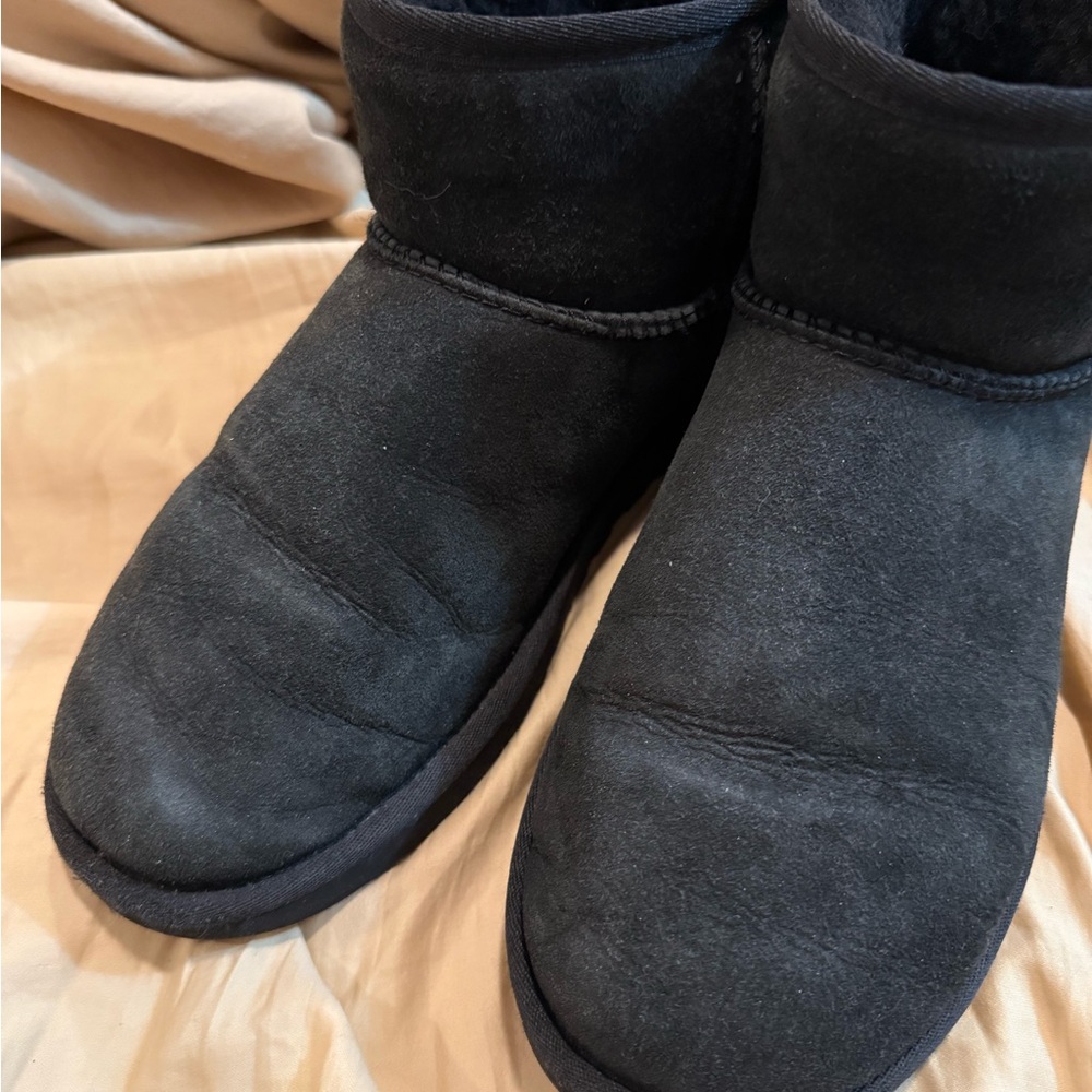 Ugg Black Suede short  Boots